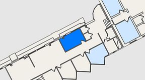 
							Planritning för Convendum Spårvagnshallarna, 1 privata rum, 16 m²