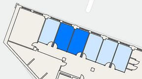 
							Planritning för Convendum Sundbyberg, 2 privata rum, 36 m²