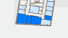 
							Planritning för Regus Hyllie Stationstorg 31, 4 privata rum, 63 m²