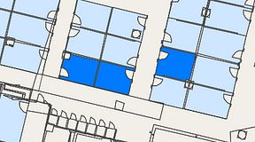 
							Planritning för Convendum Fleminggatan 18, 3 privata rum, 36 m²