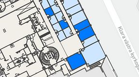 
							Planritning för Convendum Vasagatan 16, 5 privata rum, 89 m²