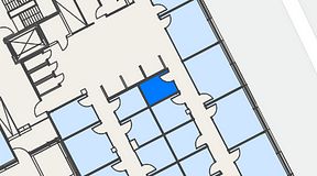 
							Planritning för Spaces Hyllie Vista, 1 privata rum, 7 m²
