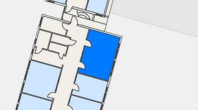 
							Planritning för FASTOFFICE Tellusvägen 43 Vallentuna, 1 privata rum, 40 m²