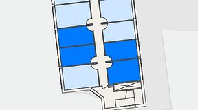 
							Planritning för Regus Rotsunda, 4 privata rum, 62 m²
