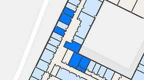 
							Planritning för Quick Office Älvsjö, 5 privata rum, 91 m²