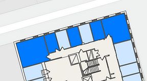 
							Planritning för Regus Östra Hamngatan, 5 privata rum, 95 m²