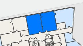 
							Planritning för Mindpark Järntorget, 2 privata rum, 76 m²