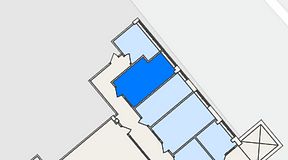 
							Planritning för Regus Hagsätra, 1 privata rum, 14 m²