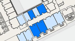 
							Planritning för 7A Posthuset, Vasagatan 28, 4 privata rum, 68 m²