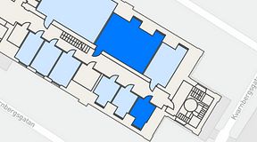 
							Planritning för iOffice Sjöbefälsskolan, 2 privata rum, 57 m²