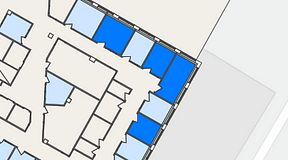 
							Planritning för FASTOFFICE Finlandsgatan 36, 4 privata rum, 52 m²