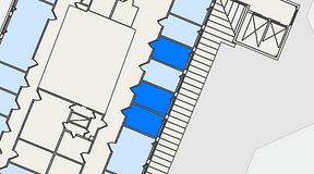 
							Planritning för FASTOFFICE Johanneslundsvägen 12, 3 privata rum, 24 m²