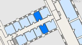 Planritning för 7A Posthuset, Vasagatan 28, 2 privata rum, 18 m²
