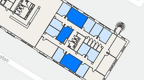 
							Planritning för Convendum Sundbyberg, 3 privata rum, 89 m²