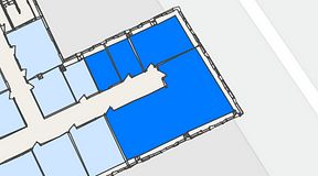 
							Planritning för United Spaces Waterfront Klarabergsviadukten, 4 privata rum, 123 m²