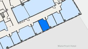 
							Planritning för United Spaces Waterfront Klarabergsviadukten, 1 privata rum, 10 m²