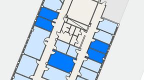 
							Planritning för Växthuset Jägershillgatan, 5 privata rum, 60 m²
