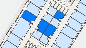 
							Planritning för Convendum Sundbyberg, 4 privata rum, 45 m²