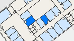 
							Planritning för Convendum Avenyn, 2 privata rum, 19 m²