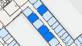 Planritning för Regus Svetsarvägen 15, 4 privata rum, 70 m²