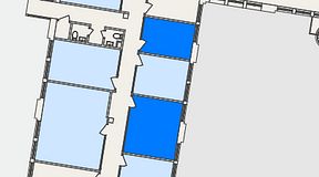 
							Planritning för FASTOFFICE Dalénum Lidingö, 2 privata rum, 30 m²