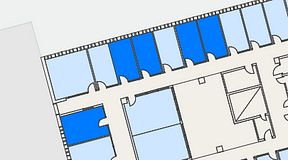 
							Planritning för Regus Lidingö, 5 privata rum, 55 m²