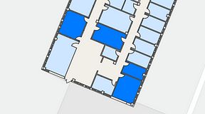 
							Planritning för Växthuset Jägershillgatan, 4 privata rum, 68 m²