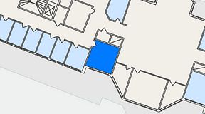 
							Planritning för FirstOffice Kungsängsvägen 27, 1 privata rum, 19 m²