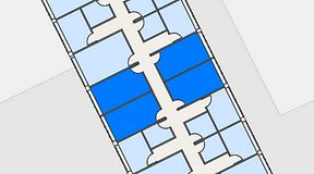 
							Planritning för Regus Rotsunda, 4 privata rum, 60 m²