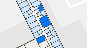 
							Planritning för Regus Rotsunda, 4 privata rum, 56 m²
