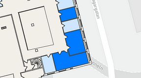 
							Planritning för THE WORKS Medborgarplatsen, 3 privata rum, 58 m²