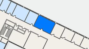 
							Planritning för Quick Office Älvsjö, 1 privata rum, 25 m²