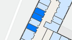 
							Planritning för Quick Office Älvsjö, 3 privata rum, 29 m²