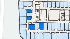 
							Planritning för Regus Mariestad, 4 privata rum, 42 m²