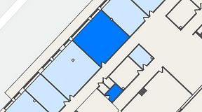 
							Planritning för United Spaces Lindholmen, 2 privata rum, 67 m²