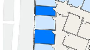 
							Planritning för A house Sickla, 2 privata rum, 37 m²