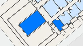 
							Planritning för Spaces Gamla Stan, 2 privata rum, 46 m²