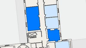 
							Planritning för KG10 Kungsgatan 8, 2 privata rum, 55 m²