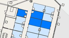 
							Planritning för Convendum Fleminggatan 18, 4 privata rum, 54 m²