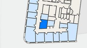 
							Planritning för United Spaces Nordenskiöldsgatan 24, 1 privata rum, 11 m²