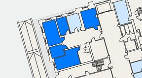 
							Planritning för High Court Börshuset, 5 privata rum, 74 m²