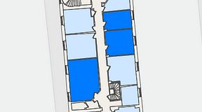 
							Planritning för KG10 Kungsgatan 8, 3 privata rum, 67 m²
