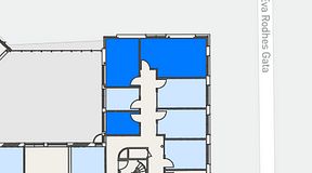 
							Planritning för Convendum Stampgatan 14, 3 privata rum, 46 m²