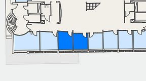
							Planritning för Regus Täby, 2 privata rum, 20 m²