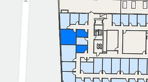 
							Planritning för Regus Mariestad, 3 privata rum, 38 m²