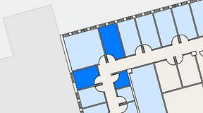 
							Planritning för Regus Lidingö, 3 privata rum, 21 m²
