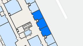 
							Planritning för The Works Västra Järnvägsgatan, 3 privata rum, 51 m²