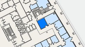 
							Planritning för Mindpark Hyllie Skrivaregatan, 1 privata rum, 11 m²
