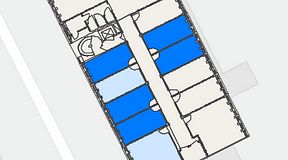 
							Planritning för Convendum Vegagatan 14, 5 privata rum, 95 m²