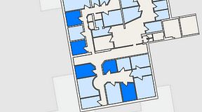 
							Planritning för Växthuset Vasatorpsvägen, 5 privata rum, 65 m²